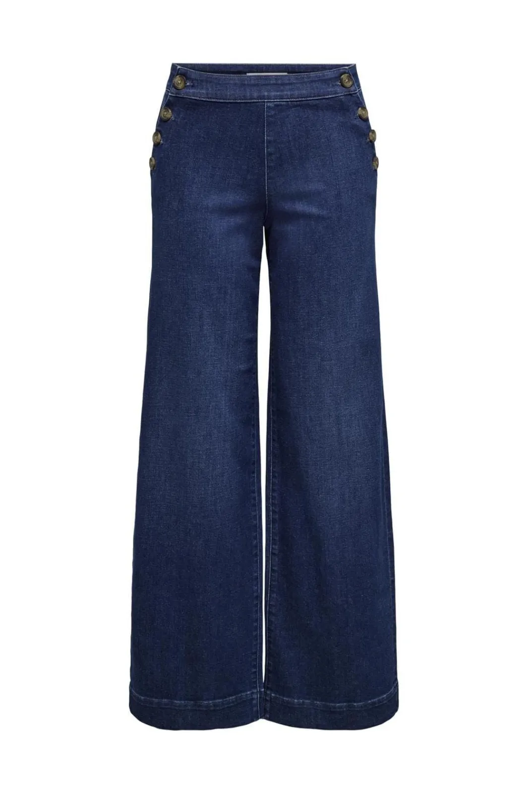 Onlmadison Button Wide Gen533Noos Bukser, Jeans & Leggings