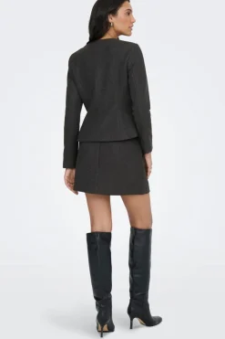 Only Sæt 🛍️|Overtøj & Jakker<Onlmaika L/S Asym Fit Jacket Ox