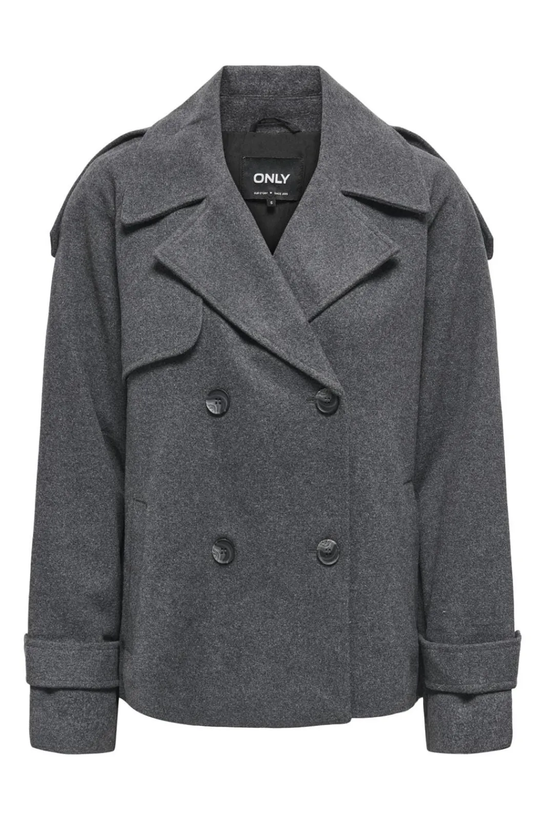 Clearance Onlmaisy Short Wool Life Trench Nc Overtøj & Jakker