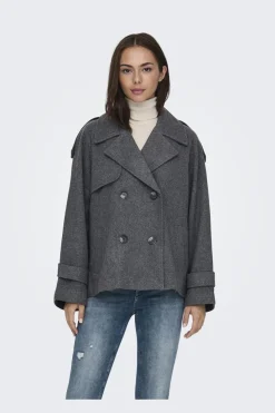 Clearance Onlmaisy Short Wool Life Trench Nc Overtøj & Jakker