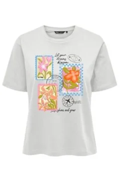 Only T-Shirts & Toppe<Onlmaya Flower S/S Tee Box