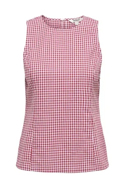 Only Sæt 🛍️|T-Shirts & Toppe<Onlmaye Sl Check Top