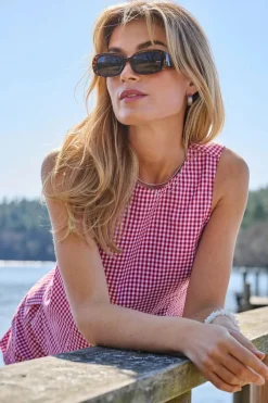Only Sæt 🛍️|T-Shirts & Toppe<Onlmaye Sl Check Top