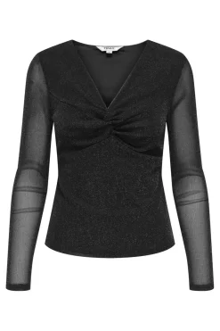 Sale Onlmella L/S Knot Glit Top Bluser & Skjorter
