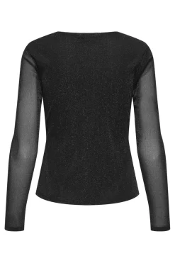 Sale Onlmella L/S Knot Glit Top Bluser & Skjorter