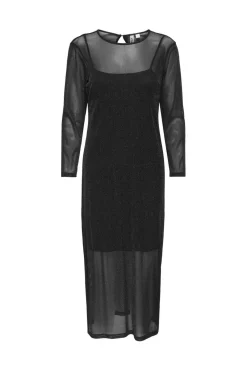 Only Kjoler<Onlmella L/S Long Glit Dress