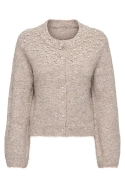 Only Cardigans|Ammevenligt Tøj<Onlmiggie Ls O-Neck Pearl Cardi Knt