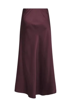 Only Nederdele<Onlmika Vis Satin Long Skirt