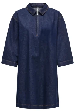 Only Kjoler<Onlmiles 3/4 Zip Dress Gua