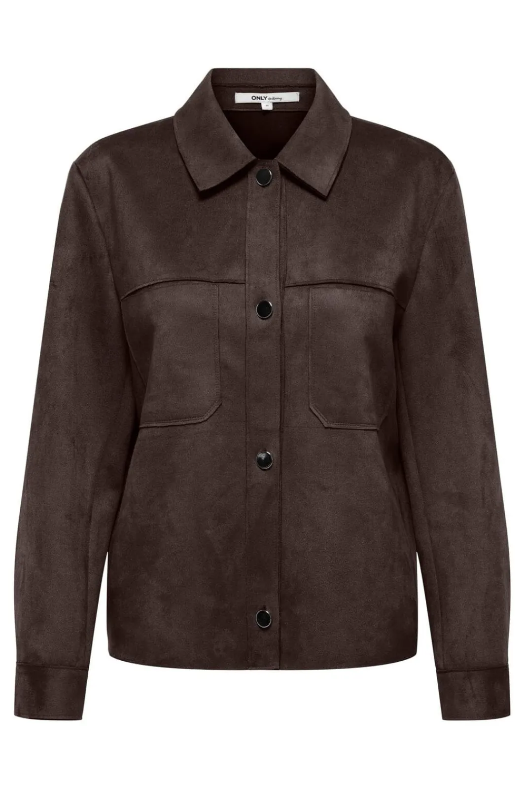 Hot Onlmira L/S Faux Suede Shirt Bluser & Skjorter|Ammevenligt Tøj