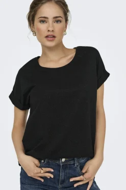 Sale Onlmoster Glitter S/S Top T-Shirts & Toppe