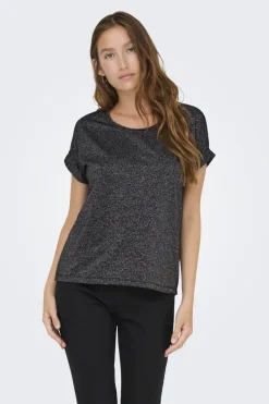New Onlmoster Glitter S/S Top T-Shirts & Toppe