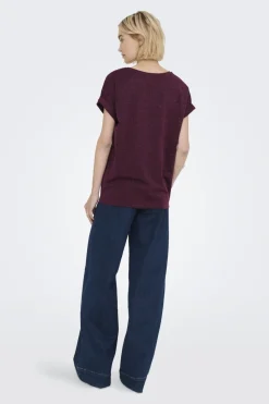Only T-Shirts & Toppe<Onlmoster Glitter S/S Top
