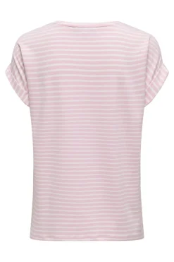 Sale Onlmoster Stripe S/S O-Neck Top T-Shirts & Toppe