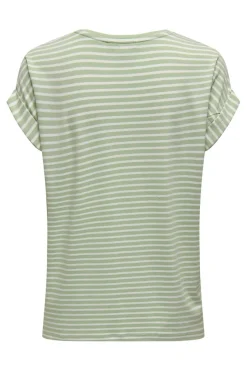Only T-Shirts & Toppe<Onlmoster Stripe S/S O-Neck Top