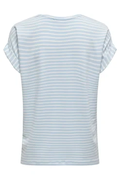 Only T-Shirts & Toppe<Onlmoster Stripe S/S O-Neck Top