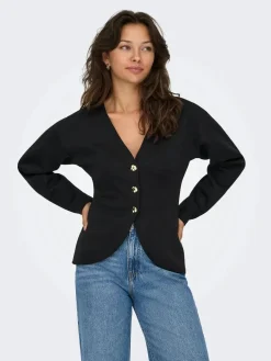 Clearance Onlnaomi L/S Cardigan Swt Cardigans|Ammevenligt Tøj