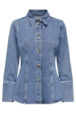 Outlet Onlnara L/S Fitted Shirt Sik Bluser & Skjorter|Ammevenligt Tøj