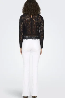 Only Bluser & Skjorter<Onlnew Karo Ls Lace Top