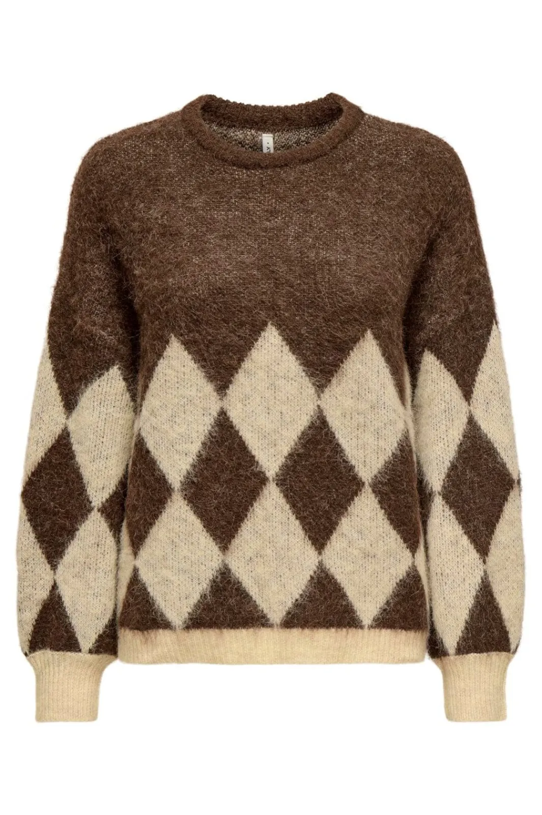 Only Strik|Bluser & Skjorter<Onlnoeme Life Ls Jq O-Neck Nca Knt