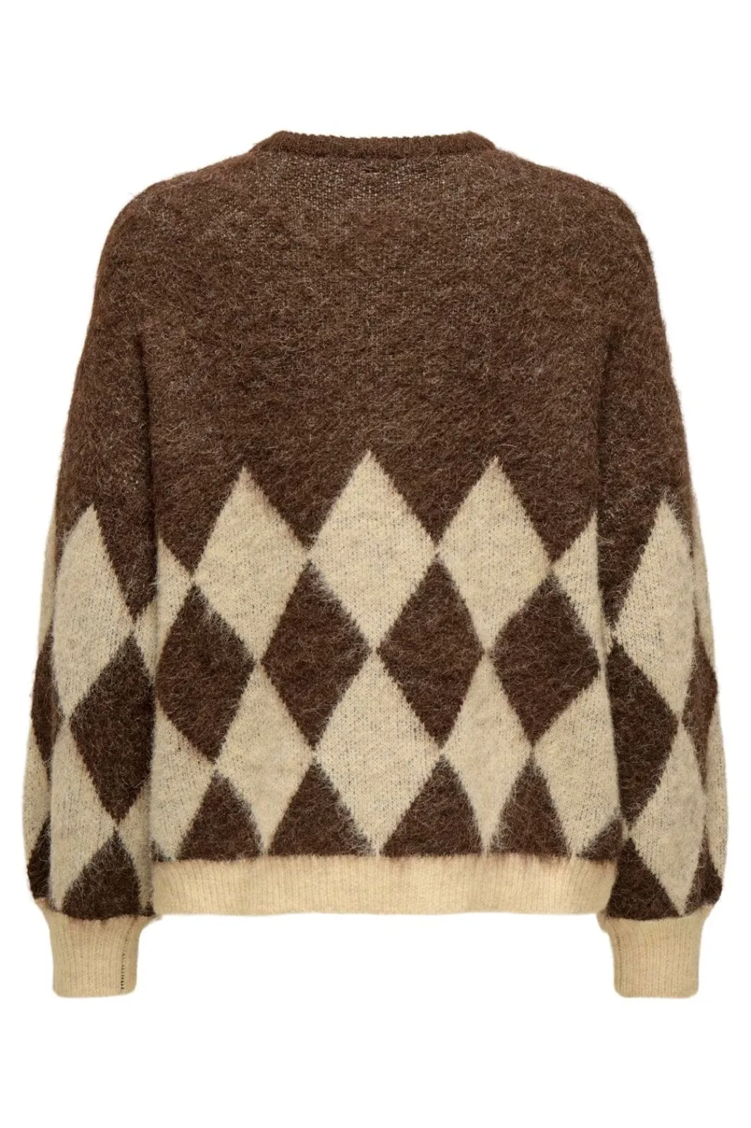 Only Strik|Bluser & Skjorter<Onlnoeme Life Ls Jq O-Neck Nca Knt
