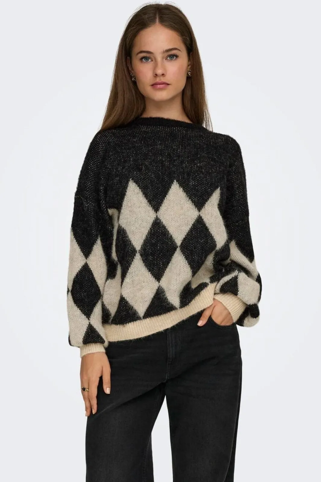 Best Onlnoeme Life Ls Jq O-Neck Nca Knt Strik|Bluser & Skjorter