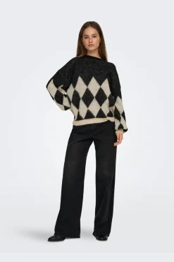Best Onlnoeme Life Ls Jq O-Neck Nca Knt Strik|Bluser & Skjorter