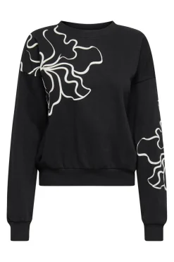 Only Sweatsæt & Comfy Wear|Bluser & Skjorter<Onlodessa L/S O-Neck Box Ub Swt
