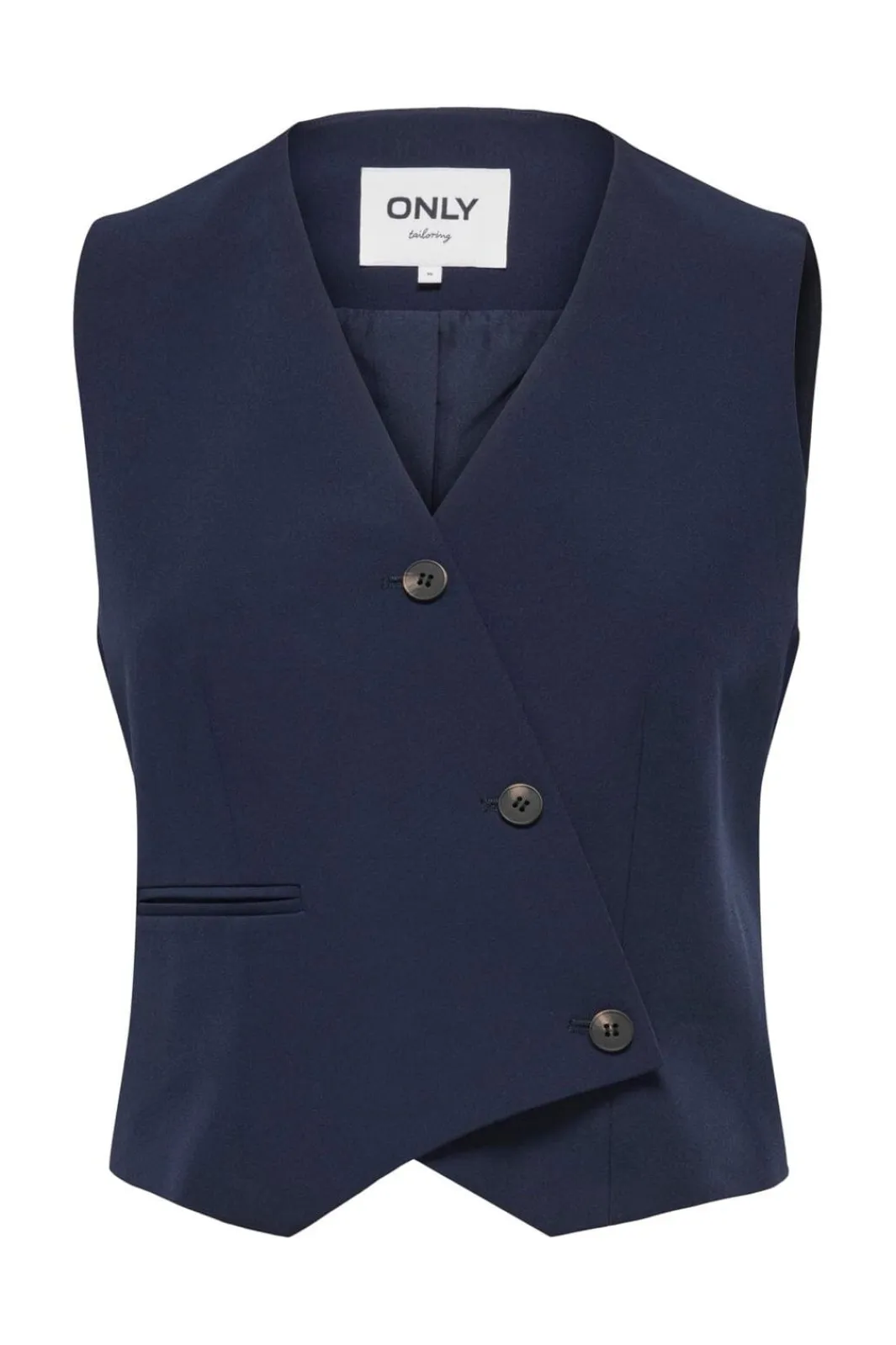 Online Onlorleen Life S/L Asym Waistcoat Tlr Veste