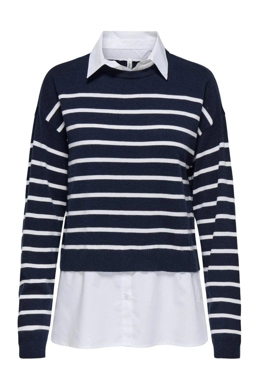 Only Strik|Bluser & Skjorter<Onlpayson Ls Mix Pullover Knt