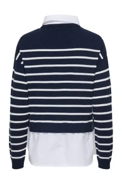 Only Strik|Bluser & Skjorter<Onlpayson Ls Mix Pullover Knt