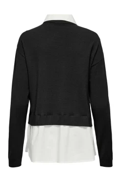 Clearance Onlpayson Ls Mix Pullover Knt Strik|Bluser & Skjorter