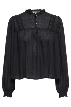 Only T-Shirts & Toppe<Onlpelia Life Ls Dobby Top