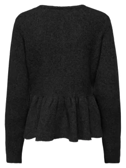 Only Cardigans|Ammevenligt Tøj<Onlpiruet Ls Peplum Cardigan Knt