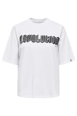 Clearance Onlpuri Life S/S Top Box Pri T-Shirts & Toppe