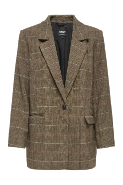 Only Overtøj & Jakker<Onlricca Life Check Blazer Coat