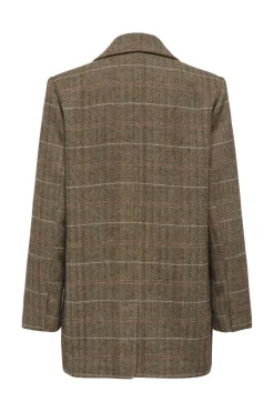 Only Overtøj & Jakker<Onlricca Life Check Blazer Coat