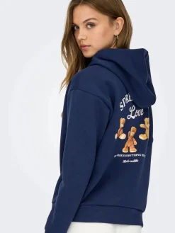 Only Sweatsæt & Comfy Wear|Bluser & Skjorter<Onlricky L/S Hood Box Swt