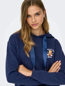 Only Sweatsæt & Comfy Wear|Bluser & Skjorter<Onlricky L/S Hood Box Swt