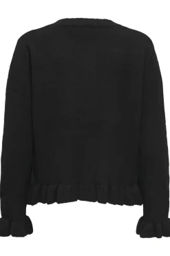 Clearance Onlrima Life Ls Frill Butto Cardi Knt Cardigans|Ammevenligt Tøj