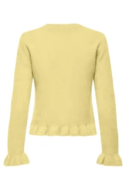 Clearance Onlrima Life Ls Frill Butto Cardi Knt Cardigans|Ammevenligt Tøj