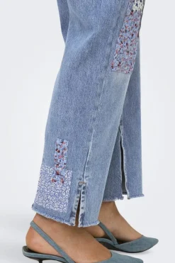 Outlet Onlrobyn Str Reg Lank Patch Slit Bukser, Jeans & Leggings