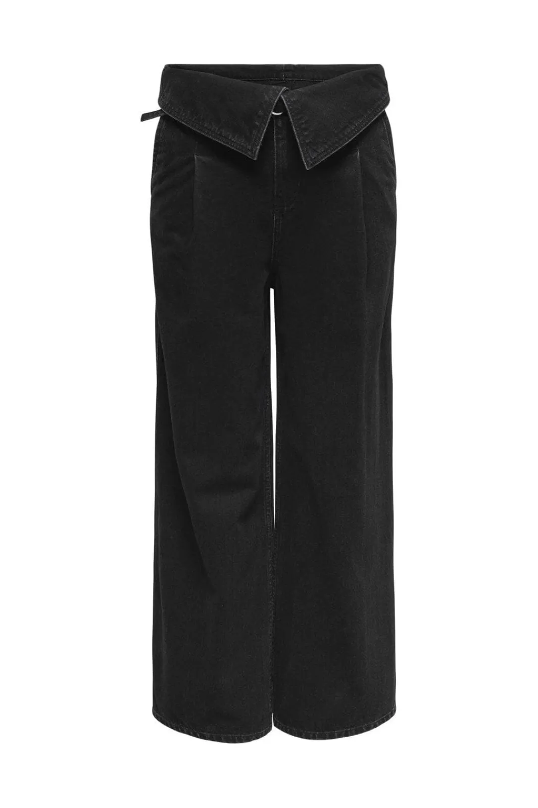 Onlrosella Fold Belt Wide Mae Bukser, Jeans & Leggings