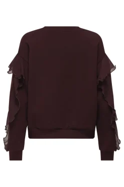 Discount Onlscarlet L/S Flounce Swt Sweatsæt & Comfy Wear|Bluser & Skjorter