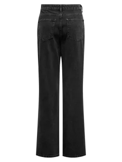 Clearance Onlsilje Straight Wide Blk Bukser, Jeans & Leggings