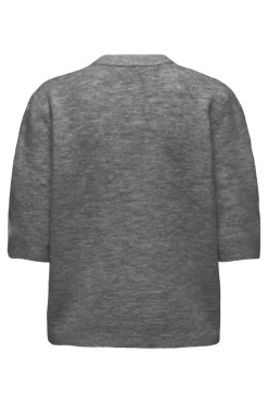 New Onlsimoni 2/4 Bow Cardigan Knt Cardigans|Ammevenligt Tøj