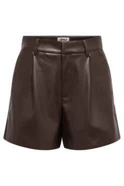 Only Shorts<Onlsmooth Faux Lea Shorts 2