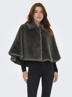 Clearance Onlsof Fur Cape Overtøj & Jakker