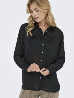 Only Bluser & Skjorter<Onlstar Life L/S Breeana Mix Shirt Solid