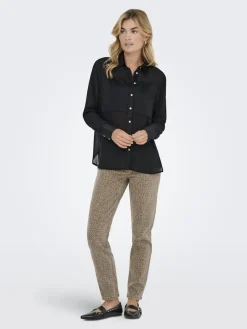 Only Bluser & Skjorter<Onlstar Life L/S Breeana Mix Shirt Solid
